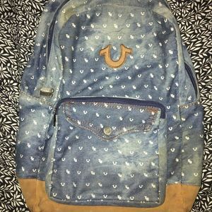 Denim True Religion backpack
